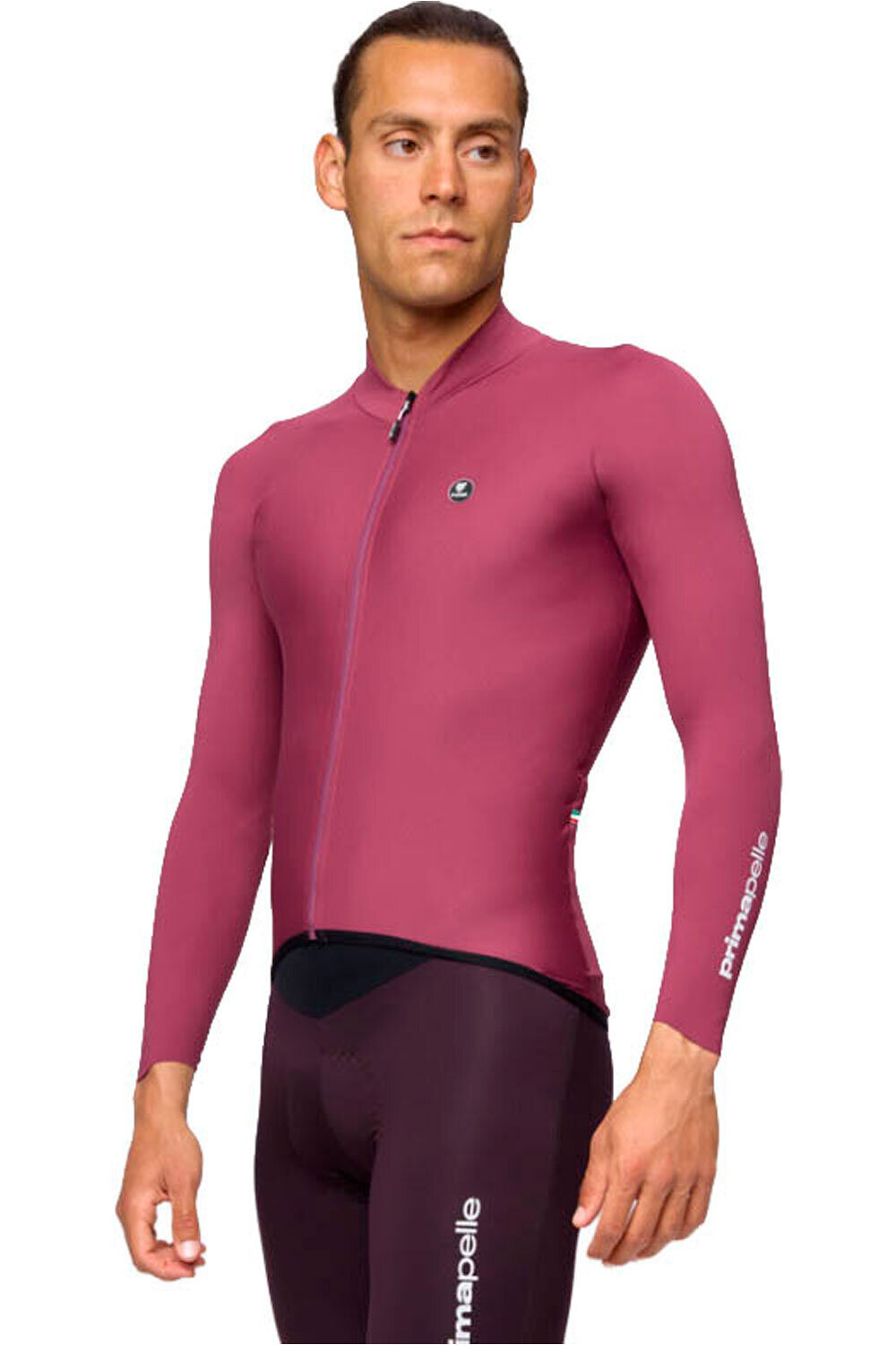 Pissei maillot manga larga hombre PRIMAPELLE WINTER LONG SLEEVE JERSEY MORADO vista detalle