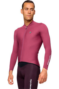 Pissei maillot manga larga hombre PRIMAPELLE WINTER LONG SLEEVE JERSEY MORADO vista detalle