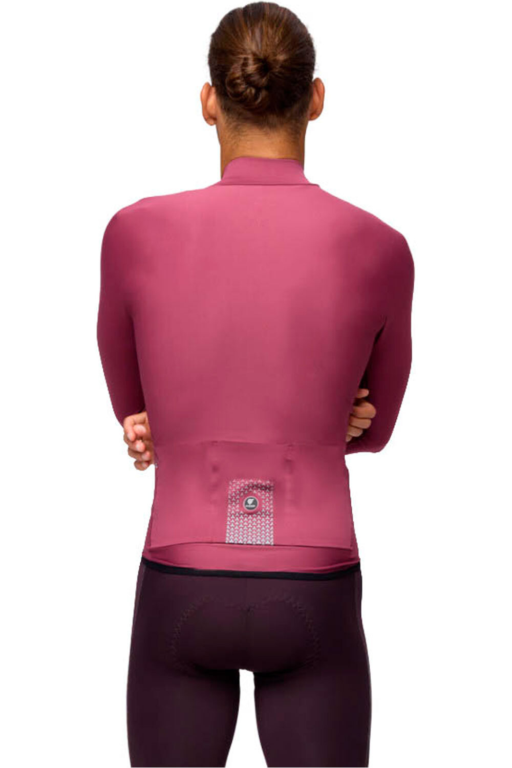 Pissei maillot manga larga hombre PRIMAPELLE WINTER LONG SLEEVE JERSEY MORADO vista trasera