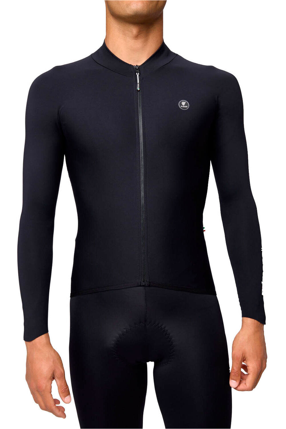 Pissei maillot manga larga hombre PRIMAPELLE WINTER LONG SLEEVE JERSEY NEGRO 04