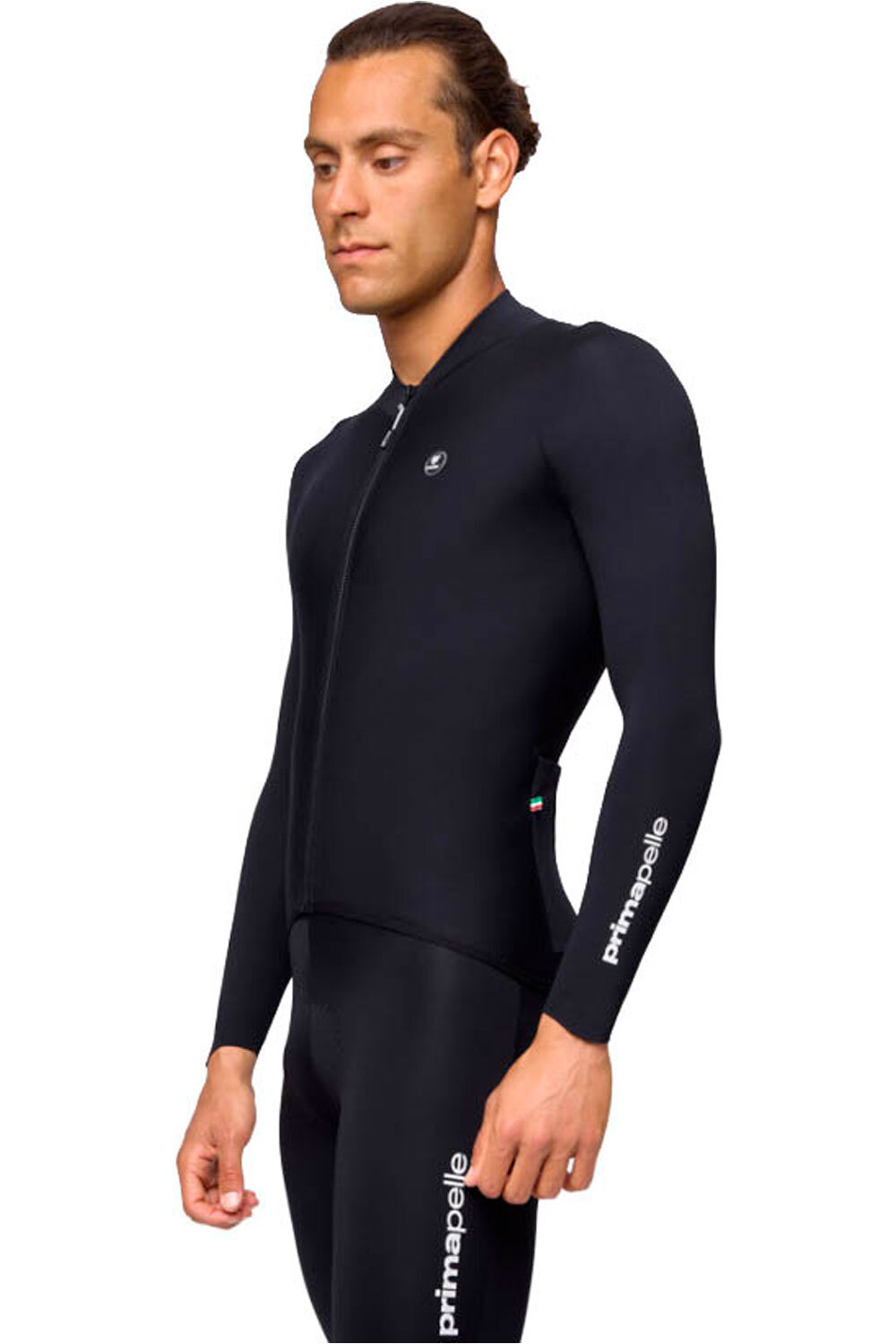 Pissei maillot manga larga hombre PRIMAPELLE WINTER LONG SLEEVE JERSEY NEGRO vista detalle