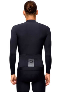 Pissei maillot manga larga hombre PRIMAPELLE WINTER LONG SLEEVE JERSEY NEGRO vista trasera