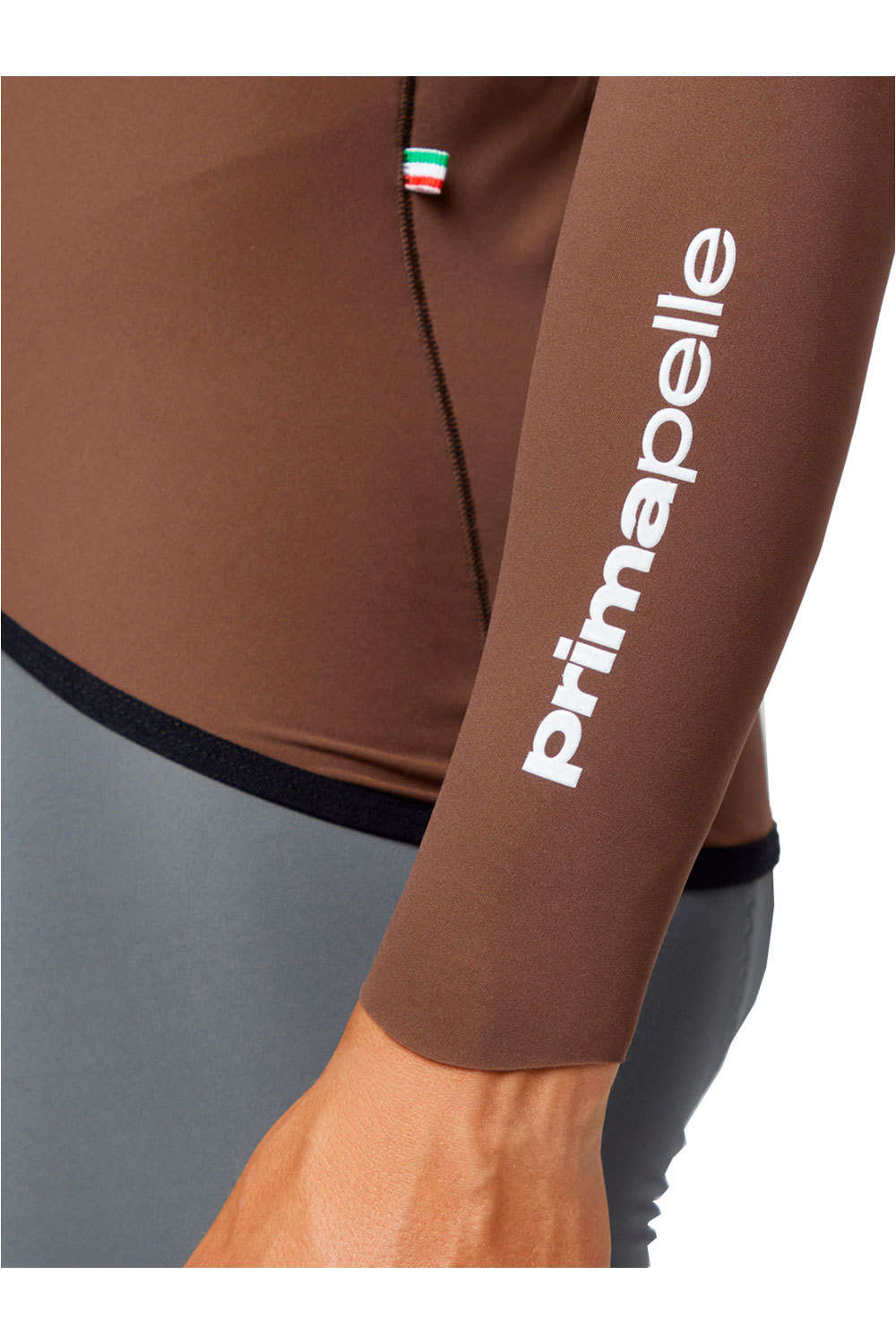 Pissei maillot manga larga hombre PRIMAPELLE WINTER MARRON 03