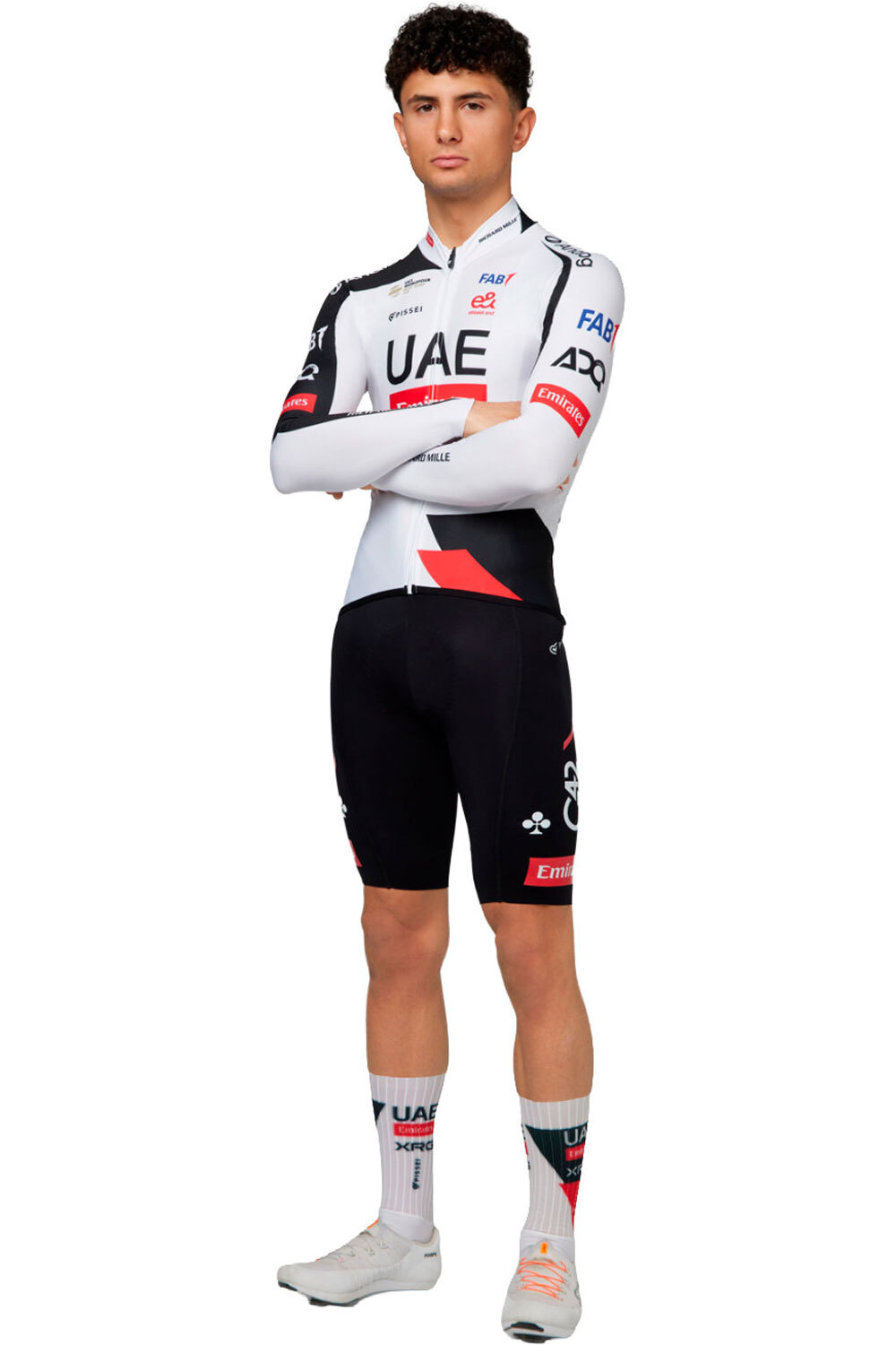 Pissei maillot manga larga hombre UAE PRIMAPELLE OFFICIAL  vista trasera