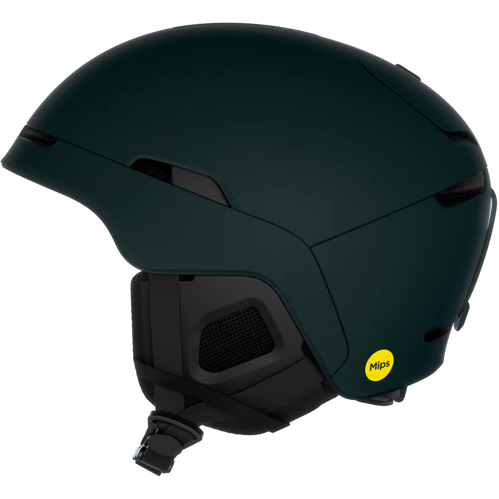 Poc casco esquí Obex MIPS Pargasite Green Matt VERDE vista frontal