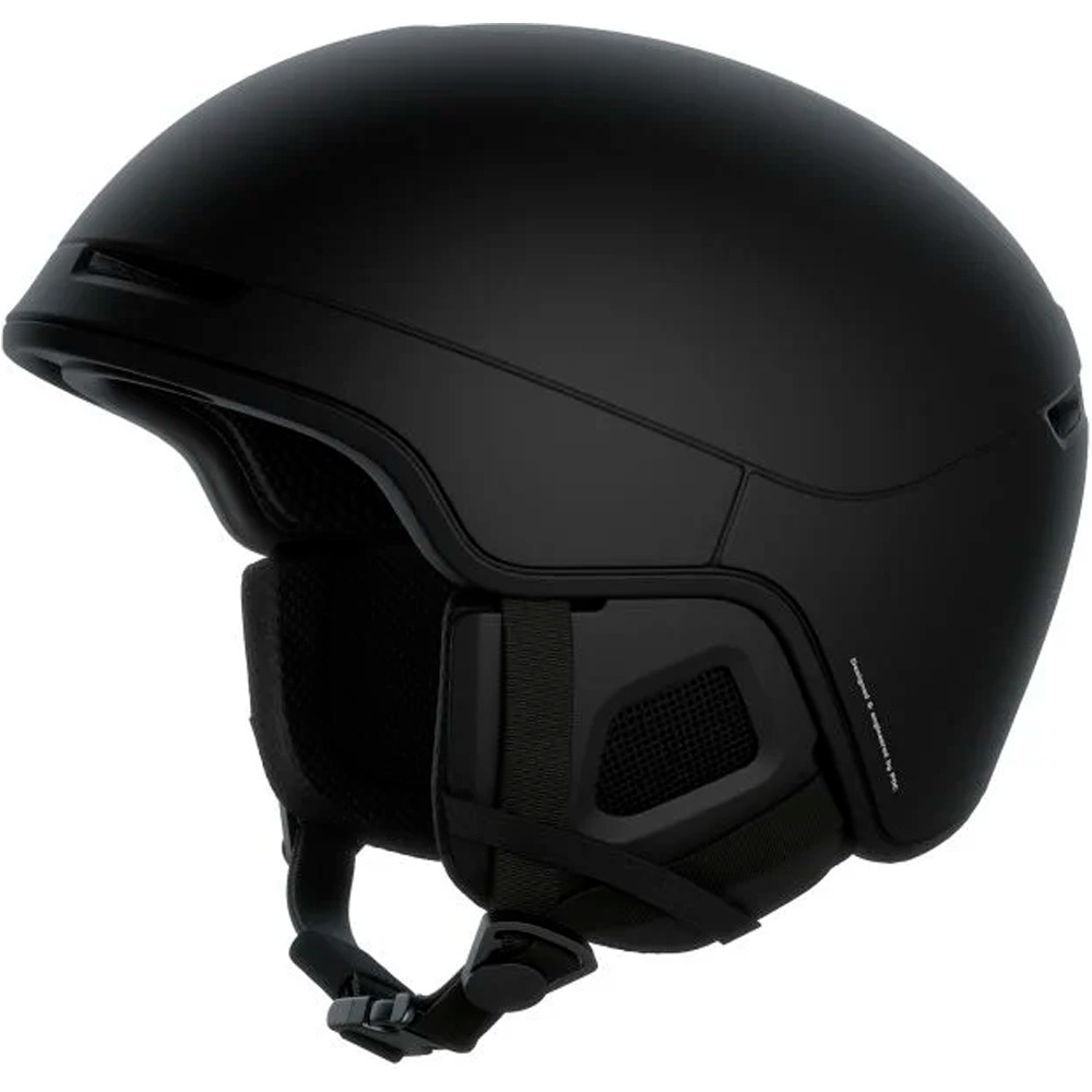 Poc casco esquí OBEX PURE NEGRO vista frontal