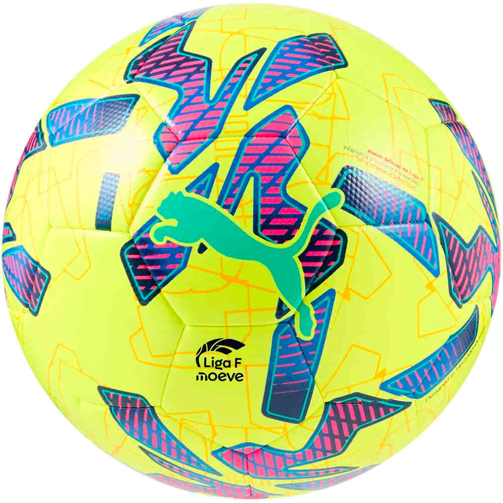 Puma balon fútbol LALIGA F 25/26 AMARILLO vista frontal