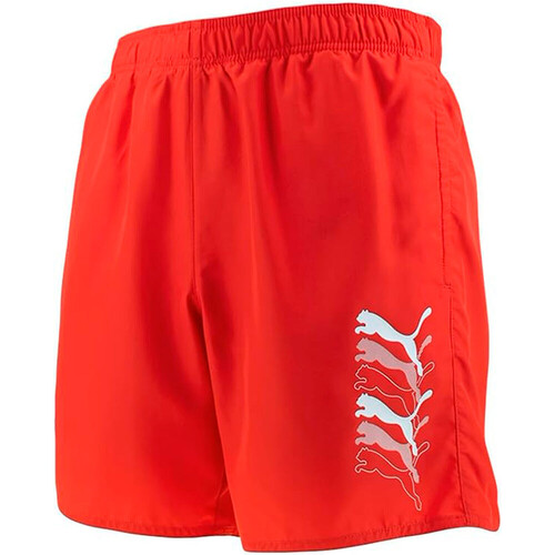 Puma bañador playa hombre CATS MID ROJO