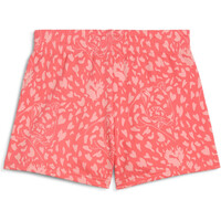 Puma bermuda niña FLAMING LOVE ALL OVER PRINT NARANJA 03