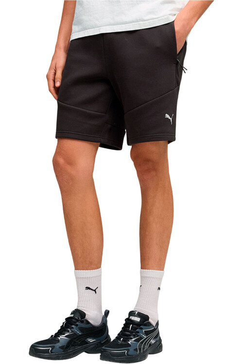 Puma bermudas hombre EVOSTRIPE NEGRO