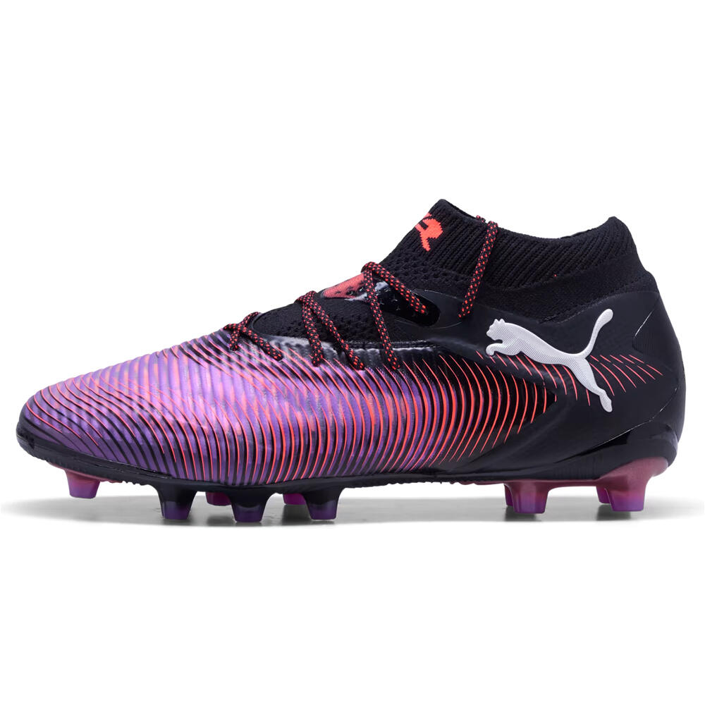 Puma botas de futbol cesped artificial FUTURE 8 ULTIMATE AG NEGRO lateral exterior