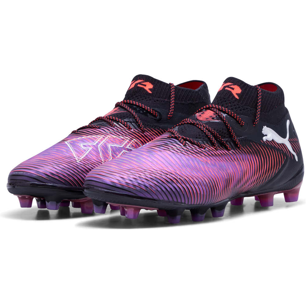 Puma botas de futbol cesped artificial FUTURE 8 ULTIMATE AG NEGRO lateral interior