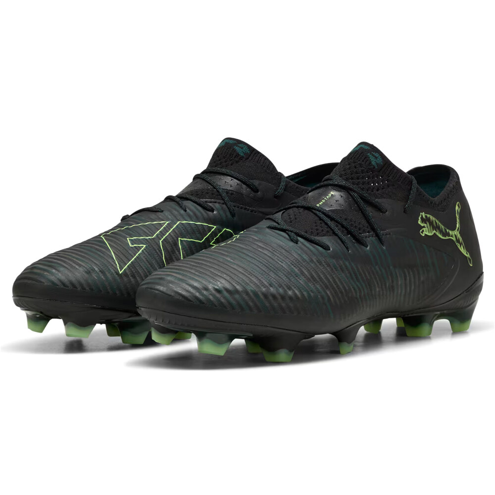 Puma botas de futbol cesped artificial FUTURE 8 ULTIMATE LOW FG NEGRO lateral interior