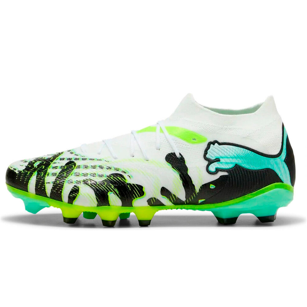 Puma botas de futbol cesped artificial FUTURE 9 MATCH CREATIVITY FG/AG AMARILLO lateral exterior