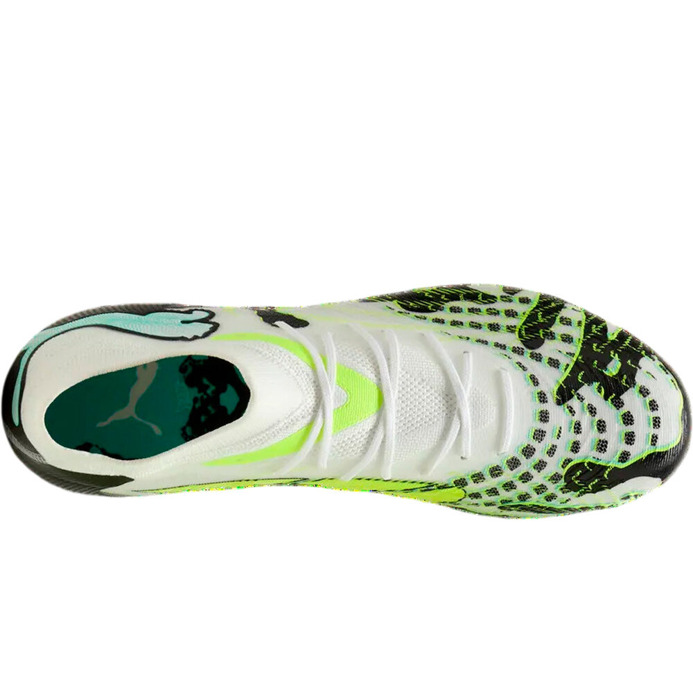 Puma botas de futbol cesped artificial FUTURE 9 MATCH CREATIVITY MG AMARILLO vista superior