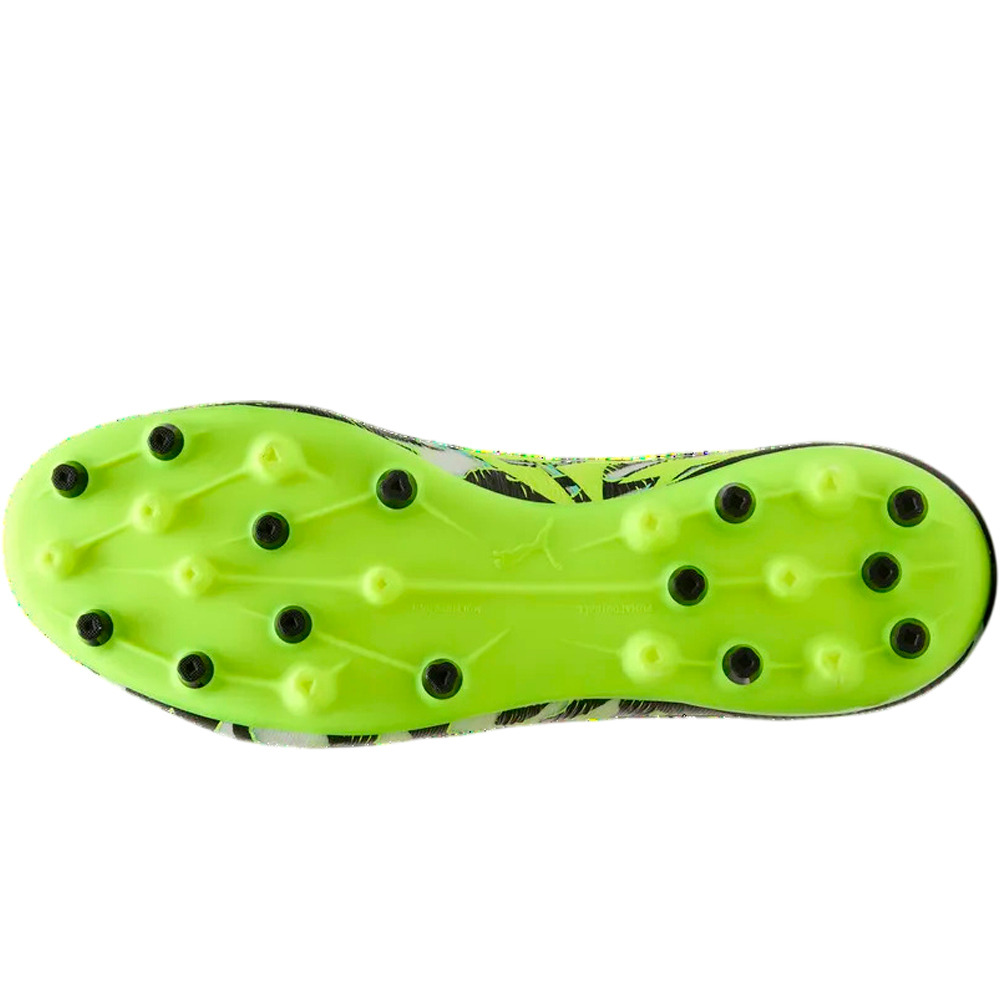 Puma botas de futbol cesped artificial FUTURE 9 MATCH CREATIVITY MG AMARILLO vista trasera