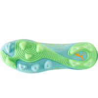 Puma botas de futbol cesped artificial FUTURE 9 MATCH LIGHT UP FG/MG MUJER VERDE vista trasera