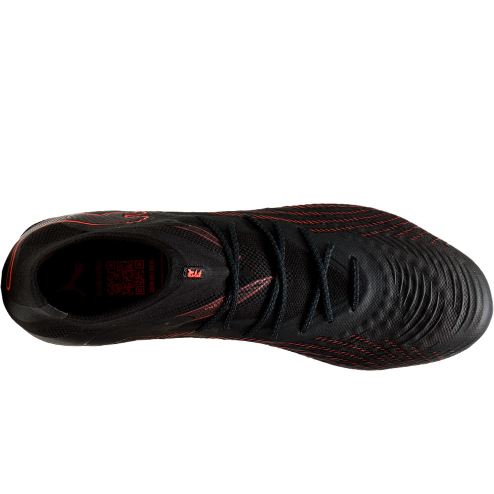 Puma botas de futbol cesped artificial FUTURE 9 ULTIMATE FG NEGRO vista trasera