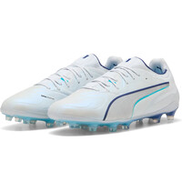 Puma botas de futbol cesped artificial KING 20 ULTIMATE FG/ GRIS lateral interior
