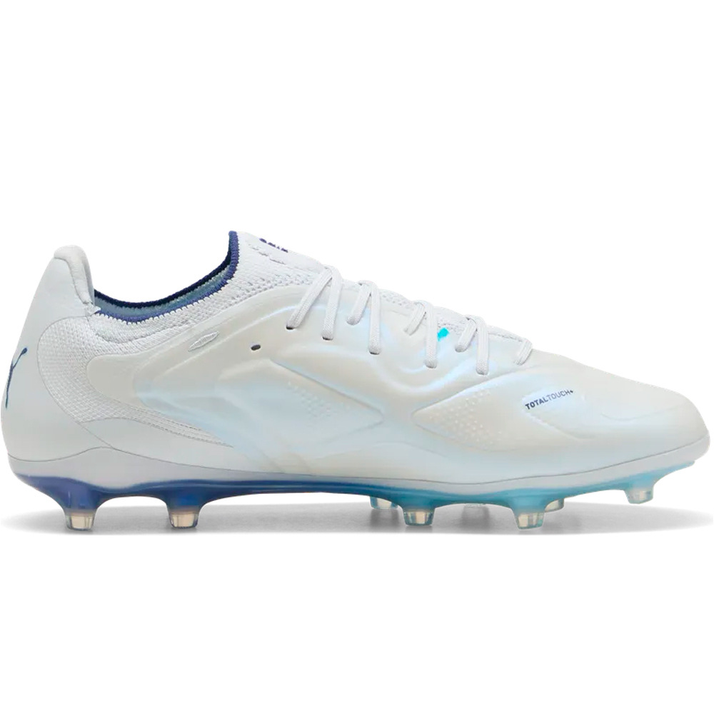 Puma botas de futbol cesped artificial KING 20 ULTIMATE FG/ GRIS puntera