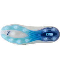 Puma botas de futbol cesped artificial KING 20 ULTIMATE FG/ GRIS vista trasera