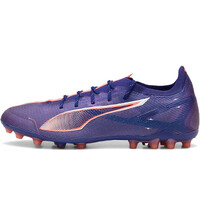 Puma botas de futbol cesped artificial ULTRA 5 ULTIMATE MG AZUL lateral exterior