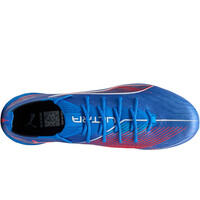 Puma botas de futbol cesped artificial ULTRA 6 ULTIMATE FG AZUL vista superior