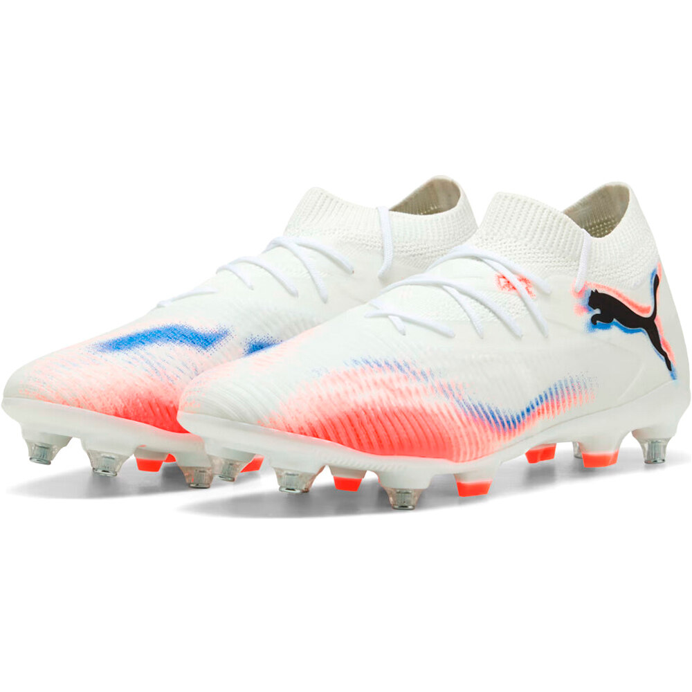 Puma botas de futbol cesped natural FUTURE 8 MATCH MXSG BLANCO lateral interior