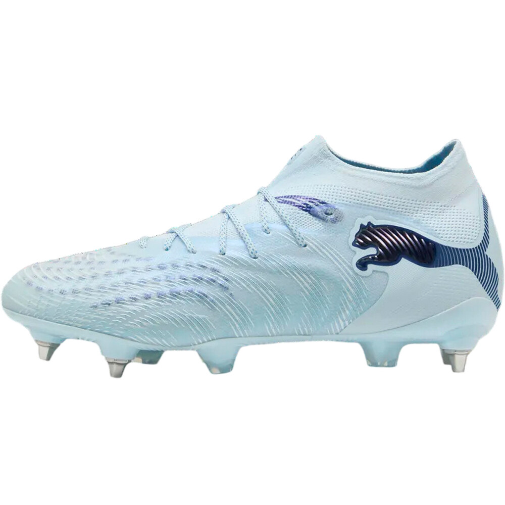 Puma botas de futbol cesped natural FUTURE 9 ULTIMATE MXSG AZUL lateral exterior