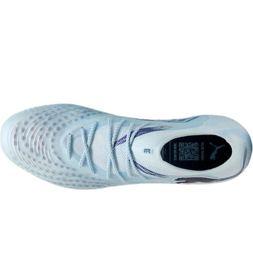 Puma botas de futbol cesped natural FUTURE 9 ULTIMATE MXSG AZUL vista superior