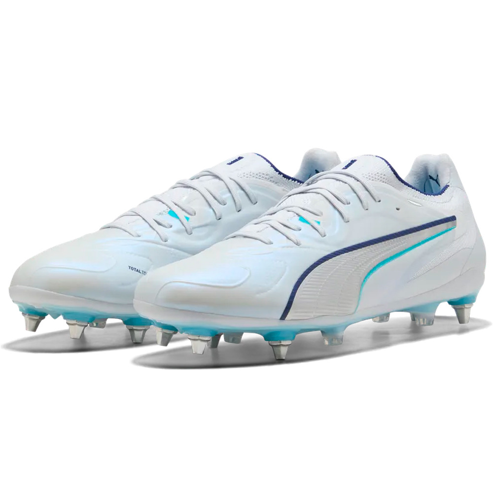 Puma botas de futbol cesped natural KING 20 ULTIMATE MxS GRIS lateral interior