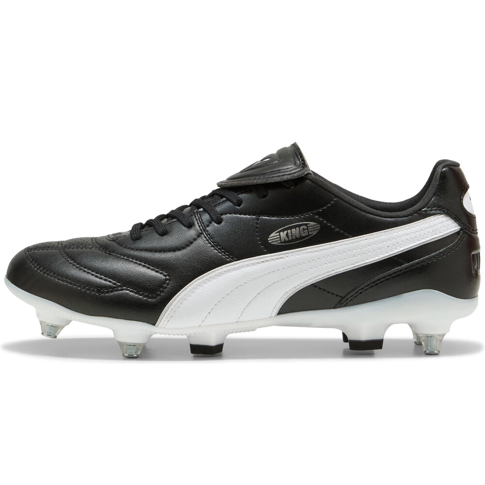 Puma botas de futbol cesped natural KING LIGA MXSG NEGRO lateral exterior