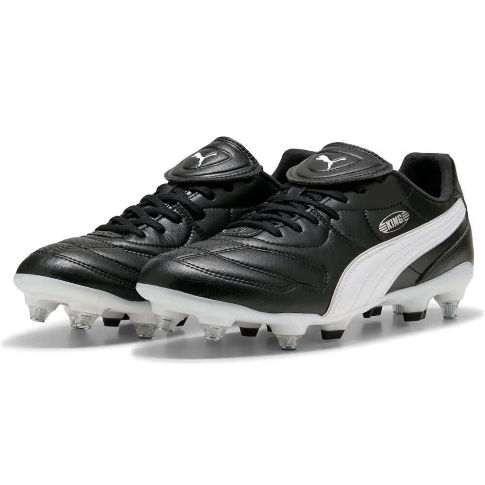 Puma botas de futbol cesped natural KING LIGA MXSG NEGRO lateral interior