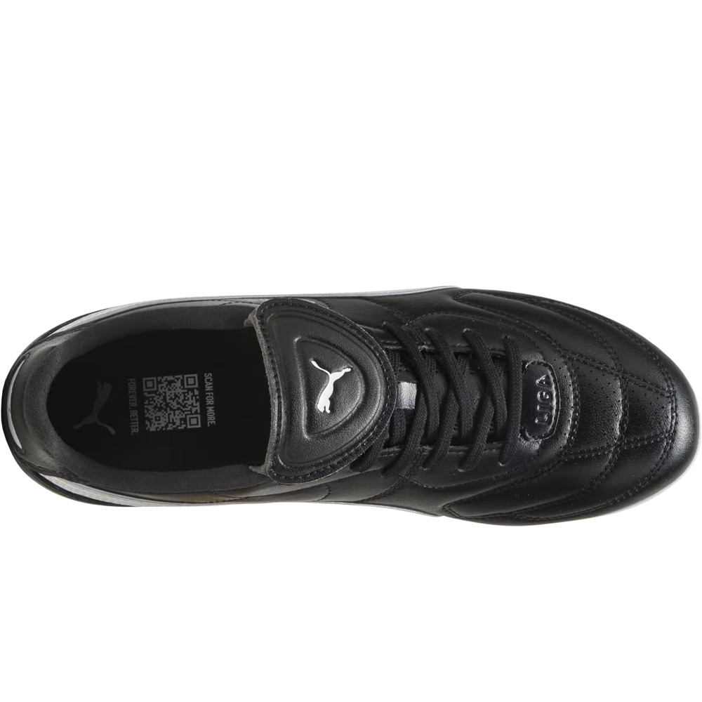 Puma botas de futbol cesped natural KING LIGA MXSG NEGRO vista superior