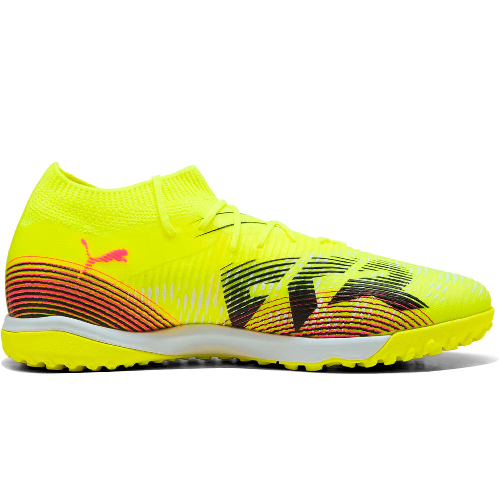 Puma botas de futbol multitaco y terreno duro FUTURE 8 MATCH TT AMARILLO puntera