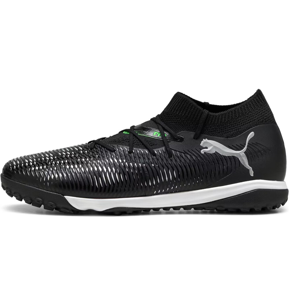 Puma botas de futbol multitaco y terreno duro FUTURE 8 MATCH TT NEGRO lateral exterior