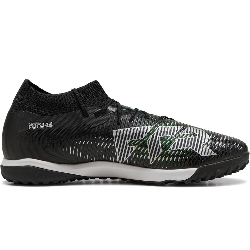 Puma botas de futbol multitaco y terreno duro FUTURE 8 MATCH TT NEGRO puntera