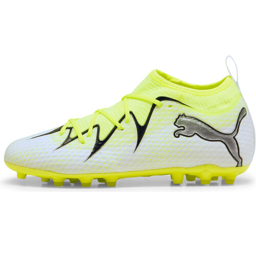 Puma botas de futbol niño cesped artificial FUTURE 10 MATCH MG JR BLAM BLANCO