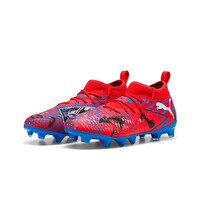 Puma botas de futbol niño cesped artificial FUTURE 8 MATCH PLAYMAKERS FG/AG ROJO lateral interior