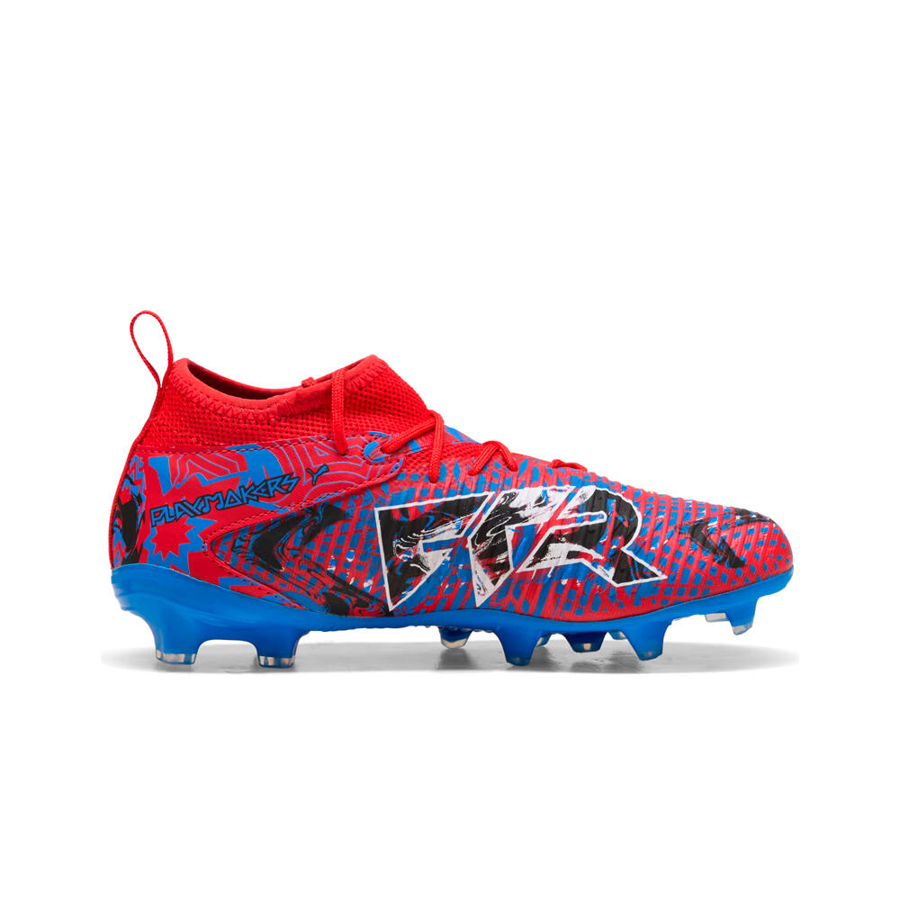 Puma botas de futbol niño cesped artificial FUTURE 8 MATCH PLAYMAKERS FG/AG ROJO puntera