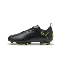 Puma botas de futbol niño cesped artificial FUTURE 8 PLAY FG/AG NEGRO lateral exterior