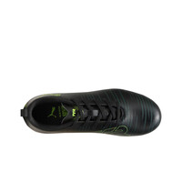 Puma botas de futbol niño cesped artificial FUTURE 8 PLAY FG/AG NEGRO vista superior