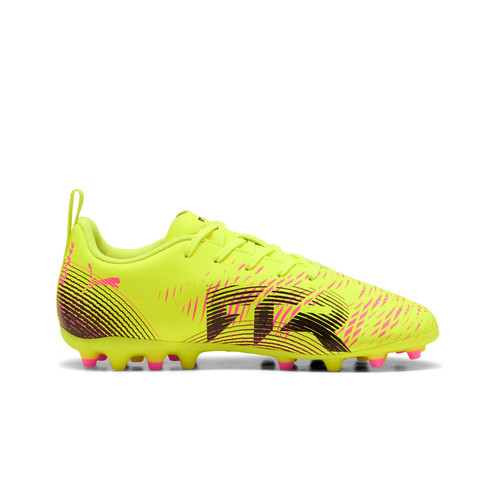 Puma botas de futbol niño cesped artificial FUTURE 8 PLAY MG AMARILLO puntera