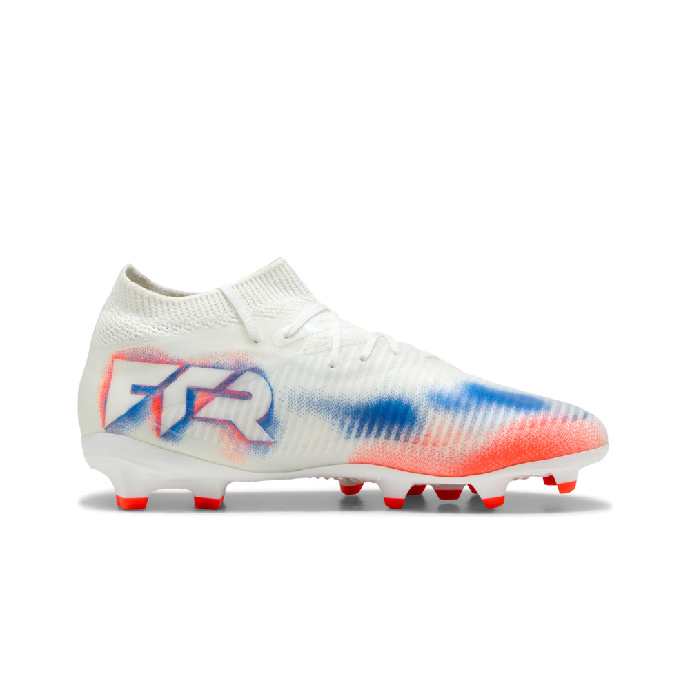 Puma botas de futbol niño cesped artificial FUTURE 8 PRO FG/AG BLANCO puntera