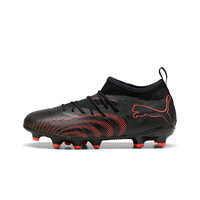 Puma botas de futbol niño cesped artificial FUTURE 9 MATCH FG/AG NEGRO lateral exterior