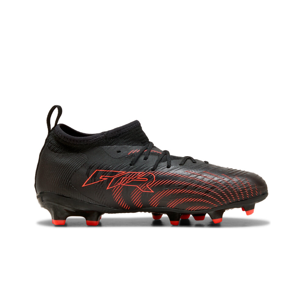 Puma botas de futbol niño cesped artificial FUTURE 9 MATCH FG/AG NEGRO lateral interior