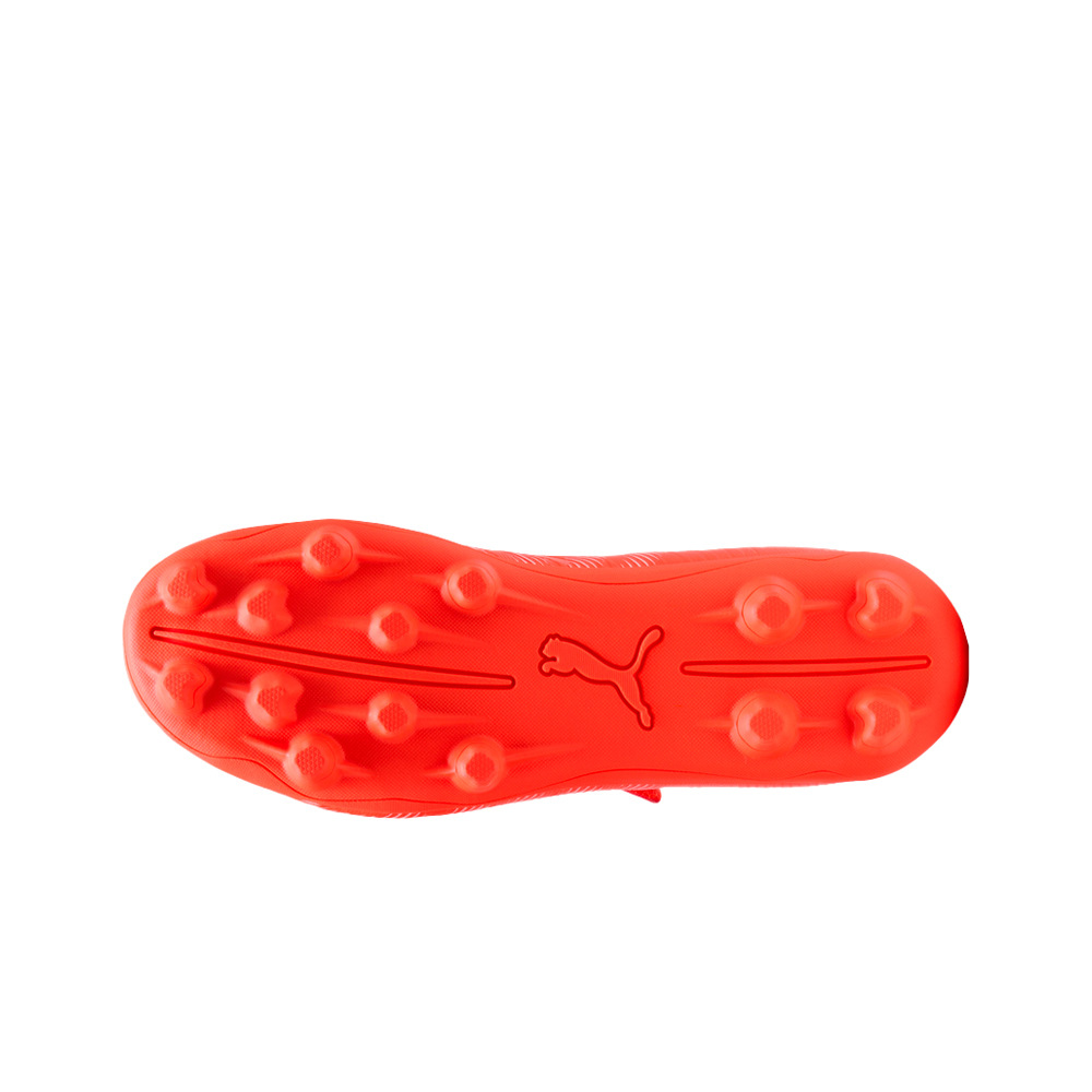 Puma botas de futbol niño cesped artificial FUTURE 9 PLAY V FG/A ROJO puntera
