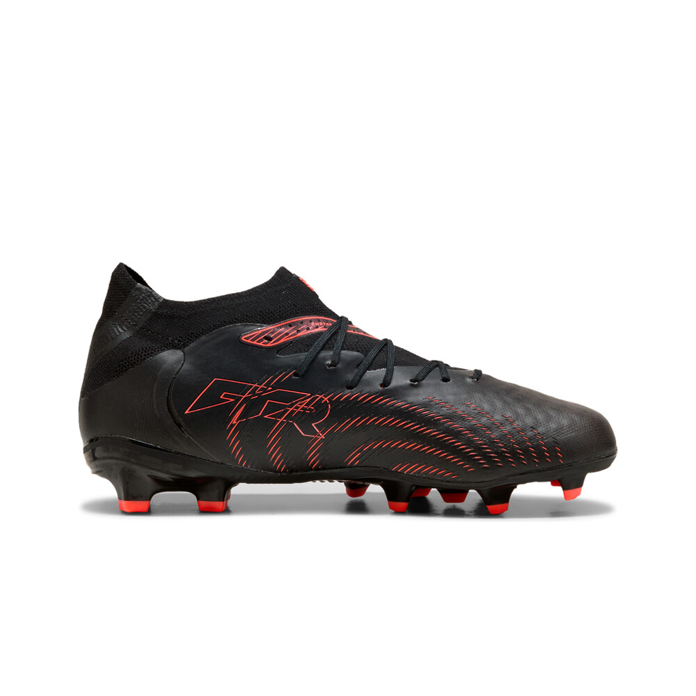 Puma botas de futbol niño cesped artificial FUTURE 9 PRO FG/AG NEGRO lateral interior
