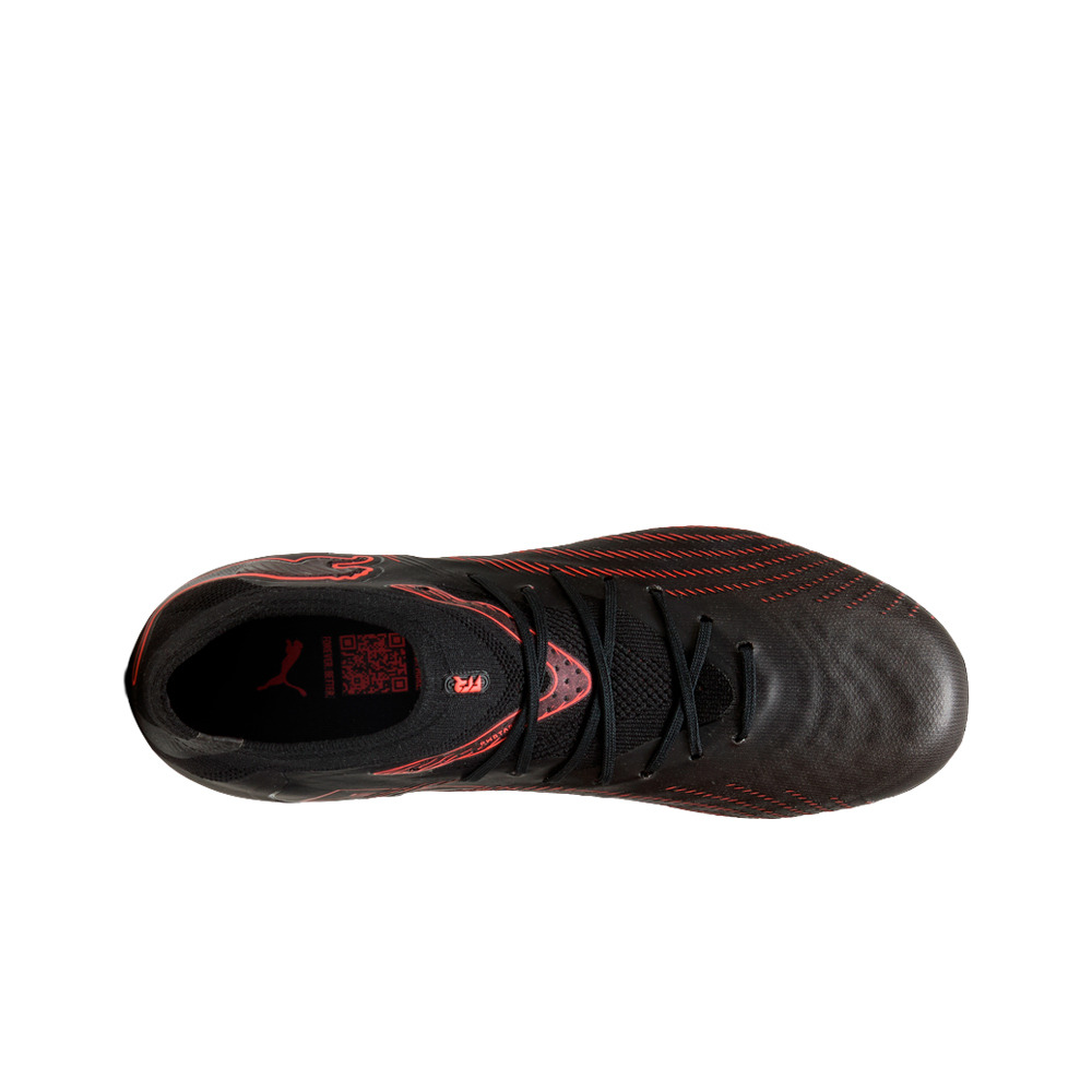 Puma botas de futbol niño cesped artificial FUTURE 9 PRO FG/AG NEGRO vista trasera