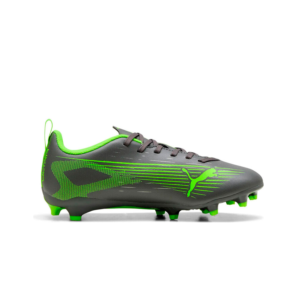 Puma botas de futbol niño cesped artificial ULTRA 5 PLAY FG/AG GRIS puntera